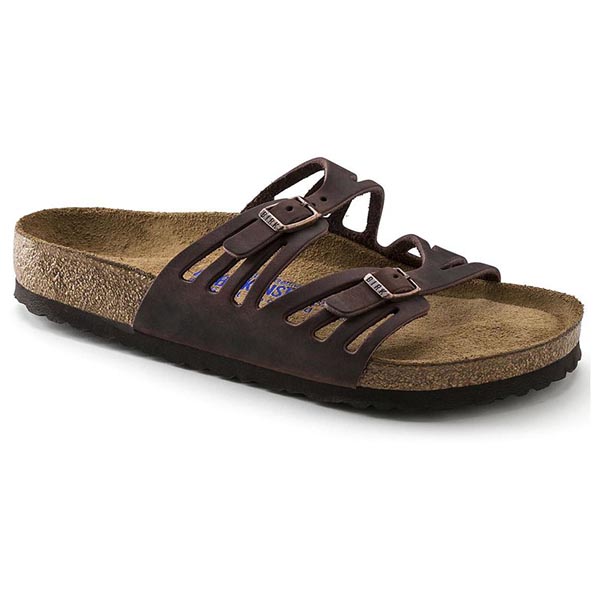 Birkenstock Women's Granada Soft-Footbed Habana Oiled Leather