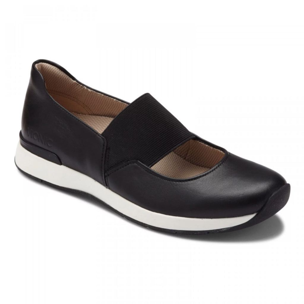 Vionic Women's Cadee Slip-On Black Leather | Birkenstock & More