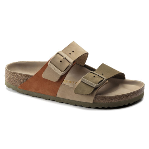 birkenstock arizona faded khaki narrow